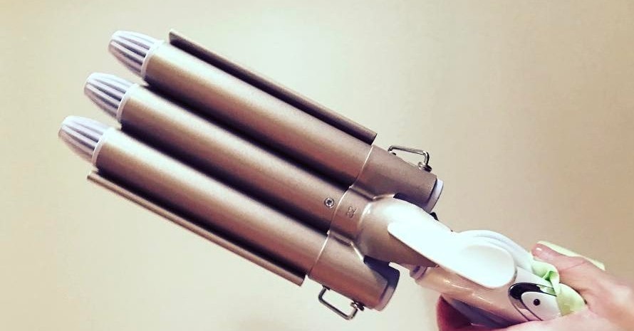 3 barrel curling iron