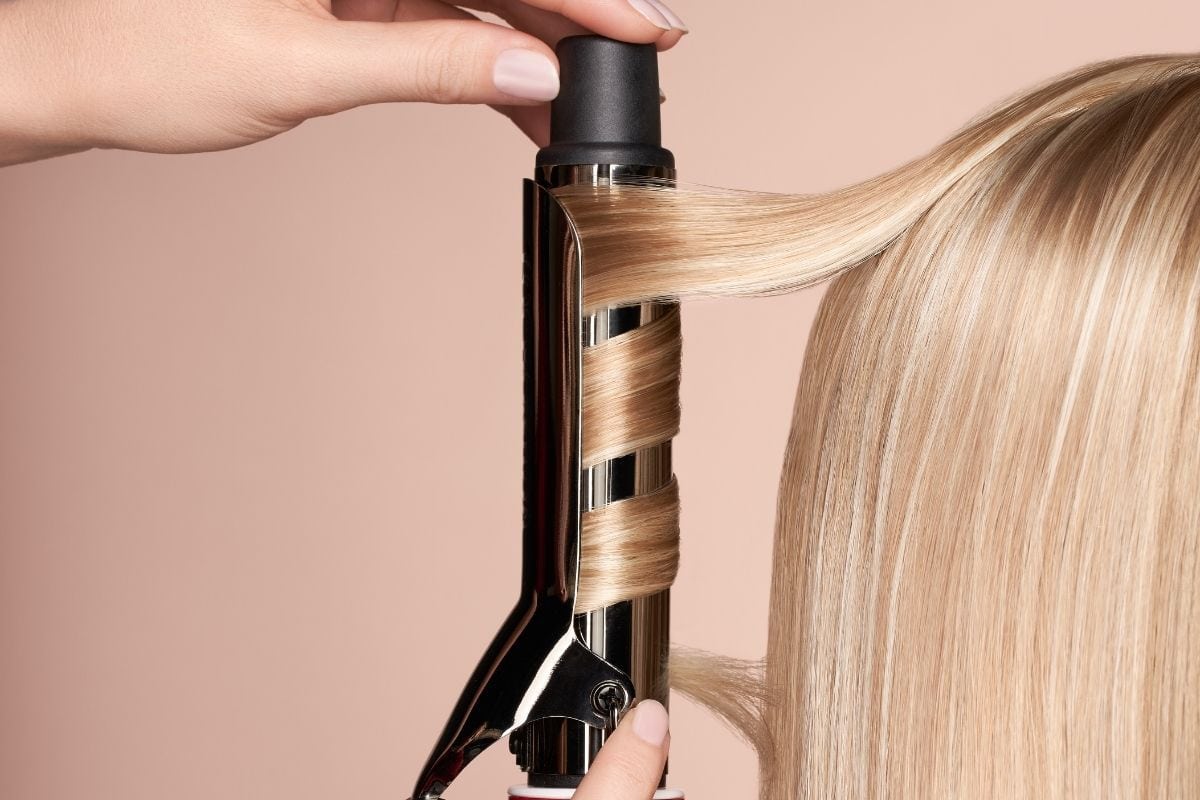 clamp iron works on blonde hair