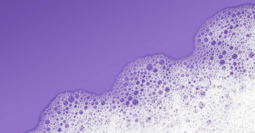 Soap sud background (purple)