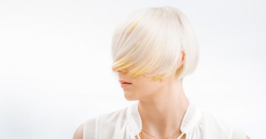 Young Woman With Bleached Hair